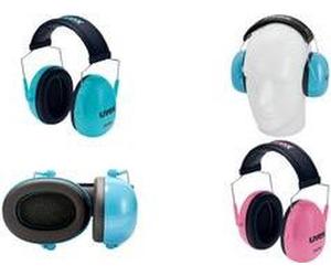 Capsula uvex -banding k junior, materiale rosa/ nero: capsule ABS/ fascia per la testa EVA, PVC/ acciaio a sospensione/ - 1 pez NEW