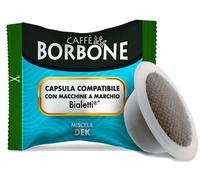Caffè Borbone Decaffeinato 50 Capsule Compatibili con tutte le macchine Bialetti