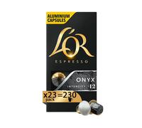 Capsule Caffè Espresso Onyx 230 Capsule In Alluminio Intensità 12 Compatibili