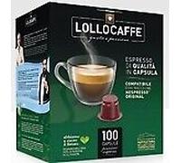 Capsule caffè Lollo Decaffeinato box 100 pezzi compatibili Nespresso original
