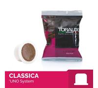 Capsule caffè Toraldo Classica compatibili Uno System