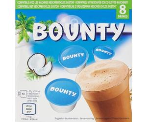 Capsule Cioccolata Calda compatibili con la macchina a capsule Dolce Gusto - Bevanda Calda Originale Bounty gusto Cioccolato al Gusto di Cocco 120 g