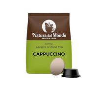 Capsule compatibili con Lavazza A Modo Mio - Bevande Caffè dal Mondo - Natura dal Mondo (Cappuccino)