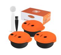 Capsule da caffè riutilizzabili, compatibili con macchine Bosch Tassimo, filtri da caffè ricaricabili cialde da caffè K-Cups Kit completo (180 ml x 3)
