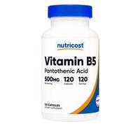Capsule Di Acido Pantotenico Vitamina B5 120 Caps 500 Mg