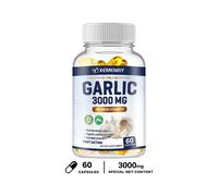 Capsule di aglio inodore 3000 mg - Salute del cuore, supporto dei livelli