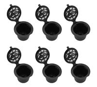 Capsule di caff¨¨ Riutilizzabili 6 Pezzi 1,5x1,1 Pollici per Macchina da Caff¨¨ Compatibile con a Capsule Lavabile e Sostituibile per Ridurre gli Sprechi Ideali per Uso Quotidiano