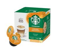 STARBUCKS Nescafé Dolce Gusto Caramel Macchiato, Latte Macchiato con Caramello, Capsule di caffè, caffè Tostato, 12 Capsule