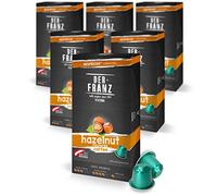 Capsule di caffè compatibili Nespresso, 6 x 10 Capsule, aromatizzato alla Nocciola