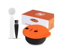 Capsule di caffè riutilizzabili, compatibili con macchine Bosch Tassimo, filtri da caffè ricaricabili cialde da caffè K-Cups Kit completo di accessori per caffè (180 ml x 1)