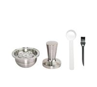 Capsule di caffè riutilizzabili da 150 ml, capsule ricaricabili, compatibili con le macchine da caffè POP.(1PCS Pod 1PCS Tamper)