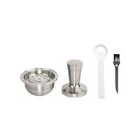 Capsule di caffè riutilizzabili da 150 ml, capsule ricaricabili, compatibili con le macchine da caffè VERTUOLINE POP(1PCS Pod 1PCS Tamper)