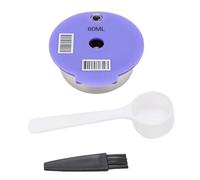 Capsule di caffè riutilizzabili in silicone in acciaio inossidabile con filtro per caffè riutilizzabili con pennello e cucchiaio per macchine da caffè Happy Vivy Suny Myway Series (60 ml)
