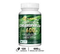 Capsule di clorofilla 600 mg - Salute della pelle, antiossidante