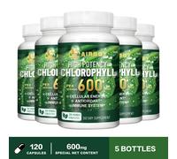 Capsule di clorofilla 600 mg - Salute della pelle, antiossidante