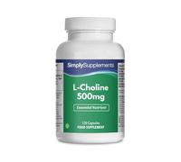 Capsule Di L-Colina | Colina Attiva Ad Alta Resistenza 500 Mg | Adatto A Vegani