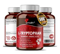 Capsule di L-triptofano amino 500 mg - 90 conte - Sonno riposante,...