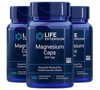 Capsule Di Magnesio 500Mg 3X100 Capsule Ossido/Citrato Life Extension