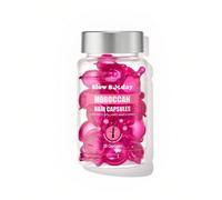 Capsule di olio marocchino per capelli, marocchino, vitamine, anti-crespo, nutriente, mantiene i capelli morbidi e lucidi, adatto a tutti i tipi di capelli, buona scelta per le vacanze, elementi essen