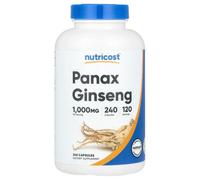 Capsule Di Panax Ginseng 500 MG 240 Contenitore Di Nutricost