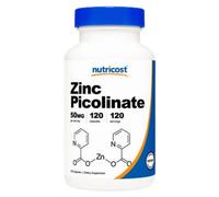 Capsule Di Picolinato Di Zinco 120 Contenitore 50 Mg Di Nutricost