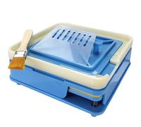 Capsule di pillola Kit di riempimento vassoio, Capsule Riemping Machine 100 fori manuale Vestro di riempimento della capsula con diffamazione a capsula vuota per il laboratorio della clinica