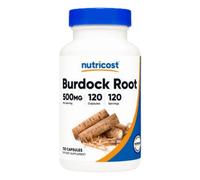 Capsule Di Radice Di Bardana 120 Contenitore 500 Mg Di Nutricost