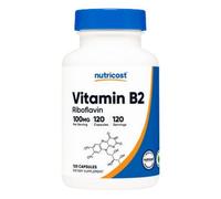 Capsule Di Riboflavina Vitamina B2 120 Contenitore 100 Mg