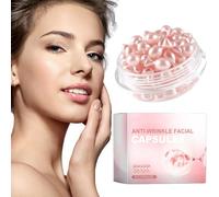 Capsule di siero antirughe, capsule viso idratanti, rassodanti e lifting, essenza riparatrice levigante per la notte, riparazione e schiarimento della pelle secca
