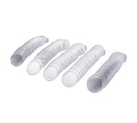 Capsule di stoccaggio della moneta 100pcs 35mm plastica rotonda trasparente per uso del collettore e protezione della moneta a lungo termine