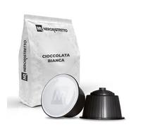 64 Cialde Capsule Cioccolata Bianca Compatibili Nescafé Dolce Gusto