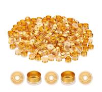 Capsule Flip-Off 20mm, 200 Pezzi Sigilli da Laboratorio per Vial di Vetro, Blu - Apertura Liscia, Resistente alle Alte Temperature(Gold Tone,13mm)