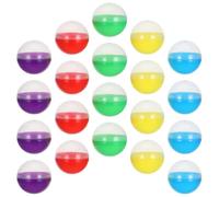 Capsule Giocattolo per Premi Rotonde in Plastica 45mm 100 Pezzi | Trasparenti e Ricaricabili, per Caramelle e Sacchetti Regalo, Uso Scolastico, Preparazione Rapida