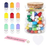 Capsule Messaggio Capsula Lettera 100Pezzi Capsule Bottiglia Desideri Capsula con messaggio d'amore per Amici Famiglia Compleanno San Valentine