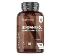 Capsule molli di olio di semi di lino Omega 3 6 9 WeightWorld 180 St