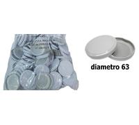 CAPSULE O TAPPI PER BARATTOLI IN VETRO PER CONSERVE 53\63\70\82