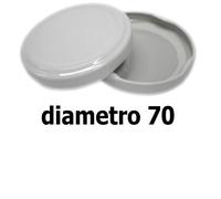 CAPSULE O TAPPI PER BARATTOLI IN VETRO PER CONSERVE 53\63\70\82