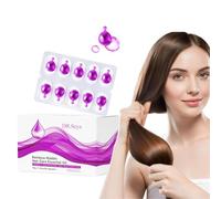 Capsule Olio per Capelli all‘Argan - 50 Pezzi Siero Concentrato per Capelli Secchi e Danneggiati | Con Oli di Jojoba e Camelia, Effetto Riparante