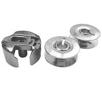 Capsule per bobina + 2 bobine in metallo per macchina da cucire Pfaff 1221, 1222, 1222E, 1222SE, 1229.