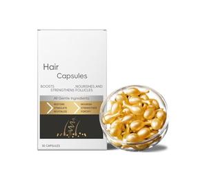 Capsule per il restauro dei capelli, 30 capsule per la crescita dei capelli con zenzero, anti-crespo, rigenera e ispessisce i capelli attraverso la nutrizione del cuoio capelluto e dei follicoli