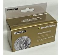 Capsule per monete in argento Ultra Perfect·Fit per monete da 2 oz. Queen's Beasts Silver - Capsule premium di Leuchtturm 10 pezzi