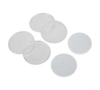 Capsule per monete in plastica trasparente, 46 mm, trasparenti, rotonde, per raccogliere ed esporre, custodie sicure con interno per guarnizioni ad anello, forniture numismatiche (20 pezzi)
