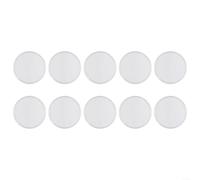 Capsule per monete in plastica trasparente, 46 mm, trasparenti, rotonde, per raccogliere ed esporre, custodie sicure con interno per guarnizioni ad anello, forniture numismatiche (10 pezzi)