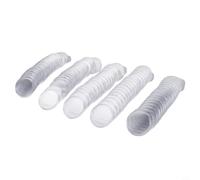 Capsule per monete in plastica trasparente da 35 mm con apertura a mezzaluna per un facile accesso e una conservazione sicura, supporti rotondi riutilizzabili per monete da collezione e monete