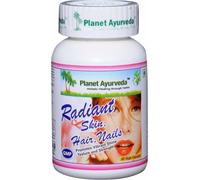 Capsule Planet Ayurveda Radiant Skin Hair Nails - 60 capsule