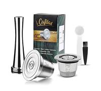 capsule riutilizzabile ricaricabile acciaio inossidabile compatibile con Philips L'OR Barista, Capsule Compatibili Nespresso Nespresso Capsula ricaricabile,riutilizzabili Filtro in Acciaio Inox