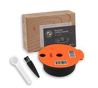 Capsule Riutilizzabili, 60ml /180 ml Capsule Ricaricabili per Tas Caffè Macchina Accessorio Insieme a Tas Capsule e 1 Cucchiaio e 1 Spazzola (60ml)
