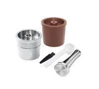 Capsule riutilizzabili for supporto filtro caffè riutilizzabile in acciaio inossidabile, compatibili con ILLY Y3.2 Mahine((4-rolls) 12x40mm-E)