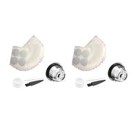 Capsule Riutilizzabili Nel Confezione Da 2 Con Coperchi Nel Allum5127