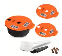 Capsule riutilizzabili per macchina da caffè Tassimoo HAPPY e dosette ricaricabili con filtro per espresso - Adatte al , capsule da 60/180/220ml, filtro ricaricabili economiche per ufficio, viaggio